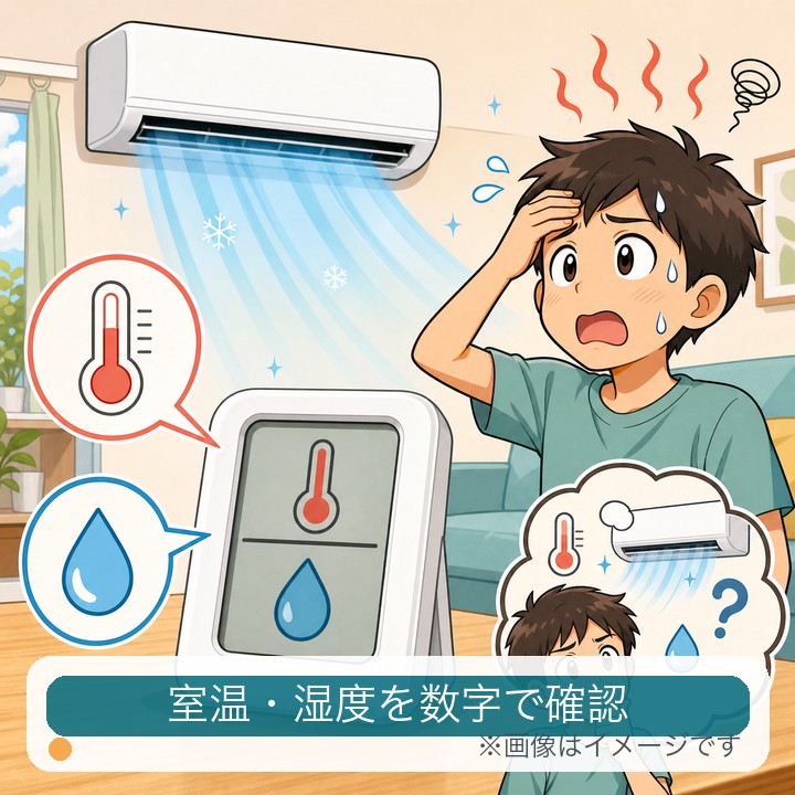 SwitchBot 温湿度計のイメージ画像